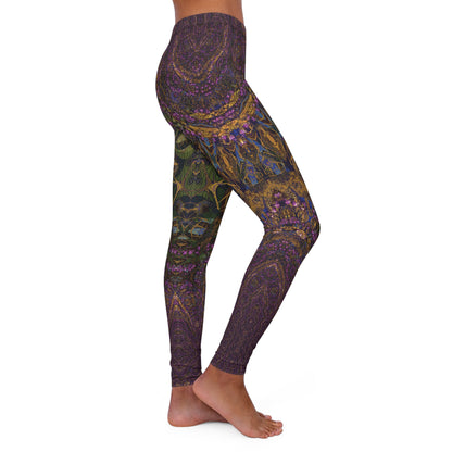 Spandex Leggings - Love Light Fractals No.10b