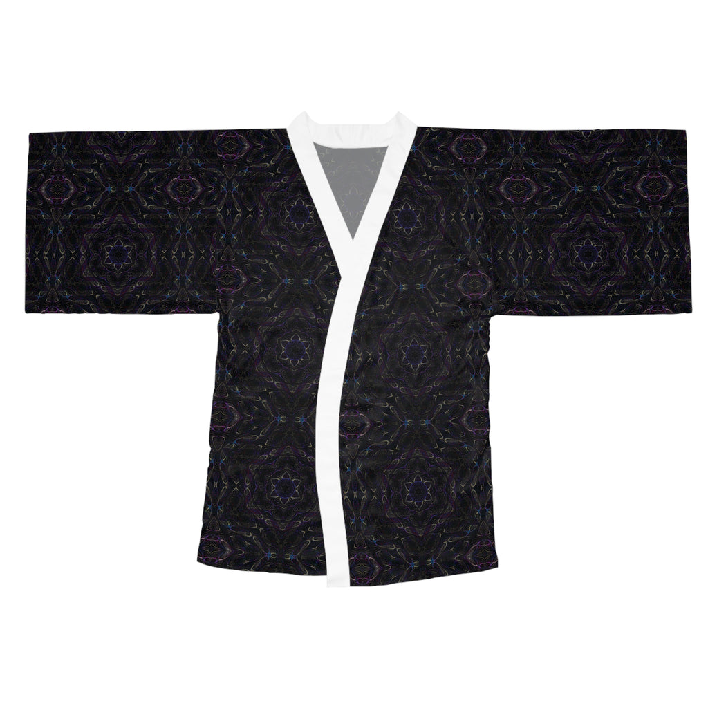 Long Sleeve Kimono Robe - P5 Kaleidoscopic No.13