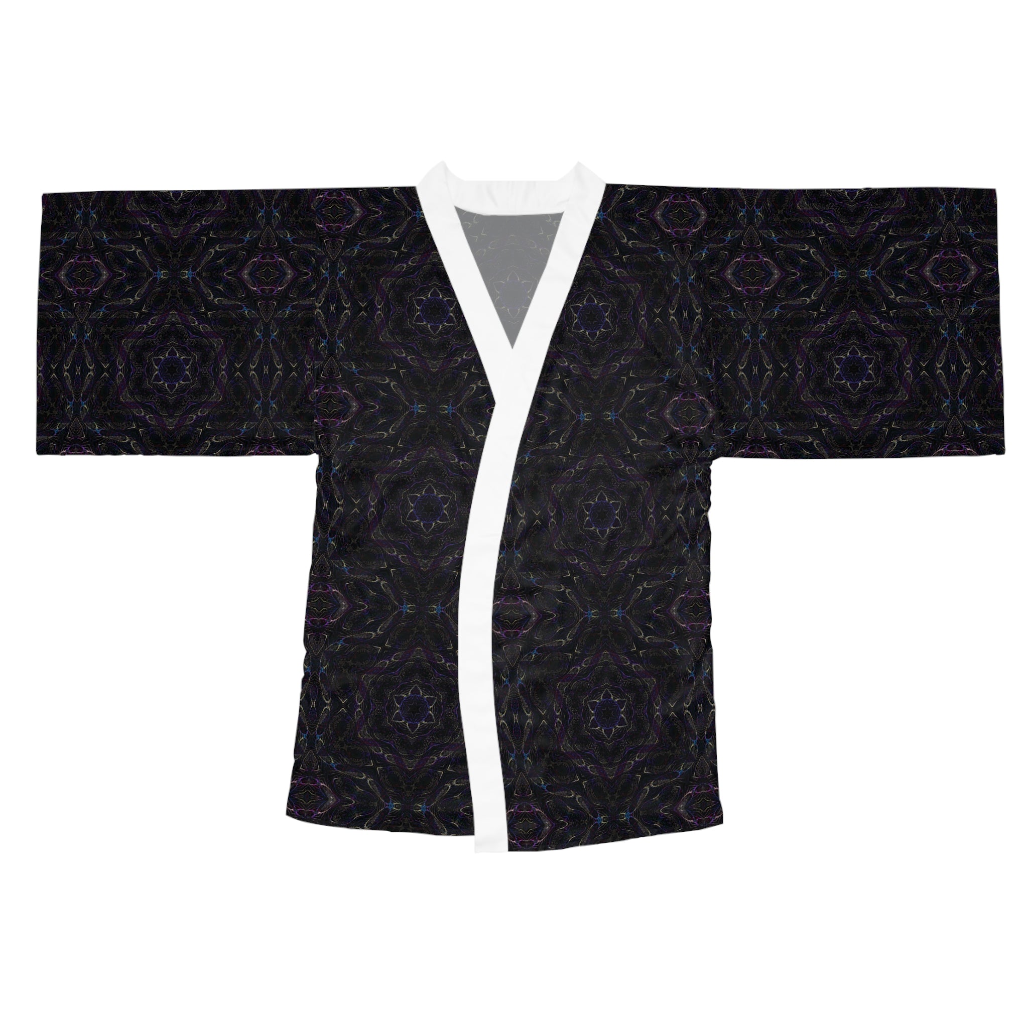 Long Sleeve Kimono Robe - P5 Kaleidoscopic No.13