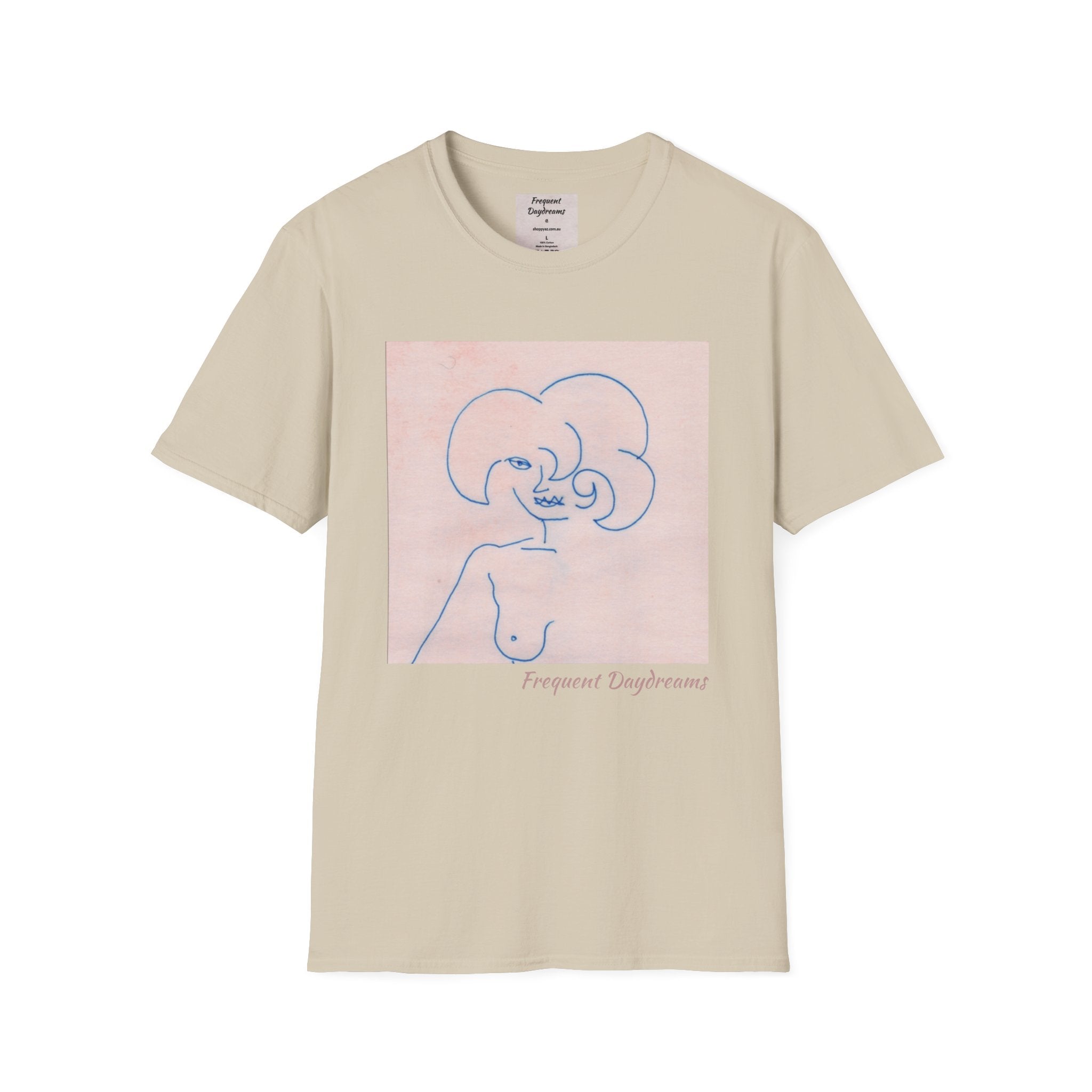 Unisex Softstyle T-Shirt - Frequent Daydreams Sketch No.45