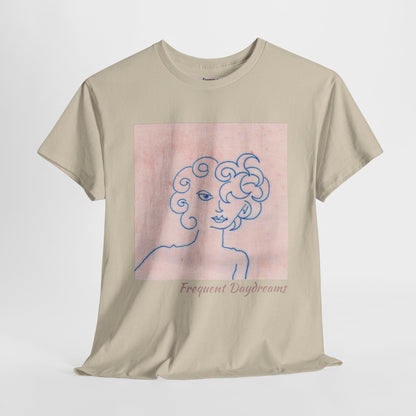 Unisex Heavy Cotton Tee - Frequent Daydreams Sketch No.47