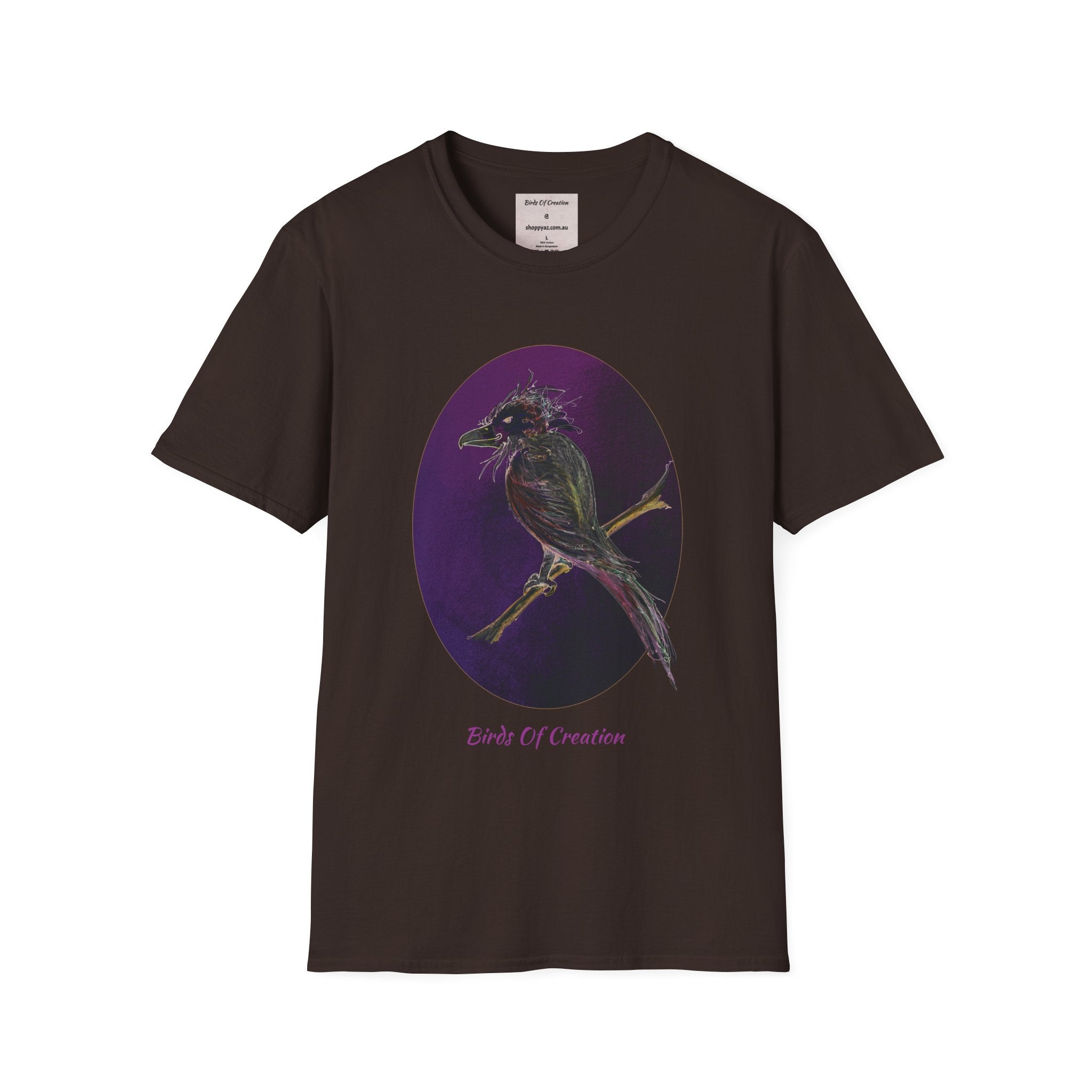 Unisex Softstyle T-Shirt - Birds Of Creation No.1a