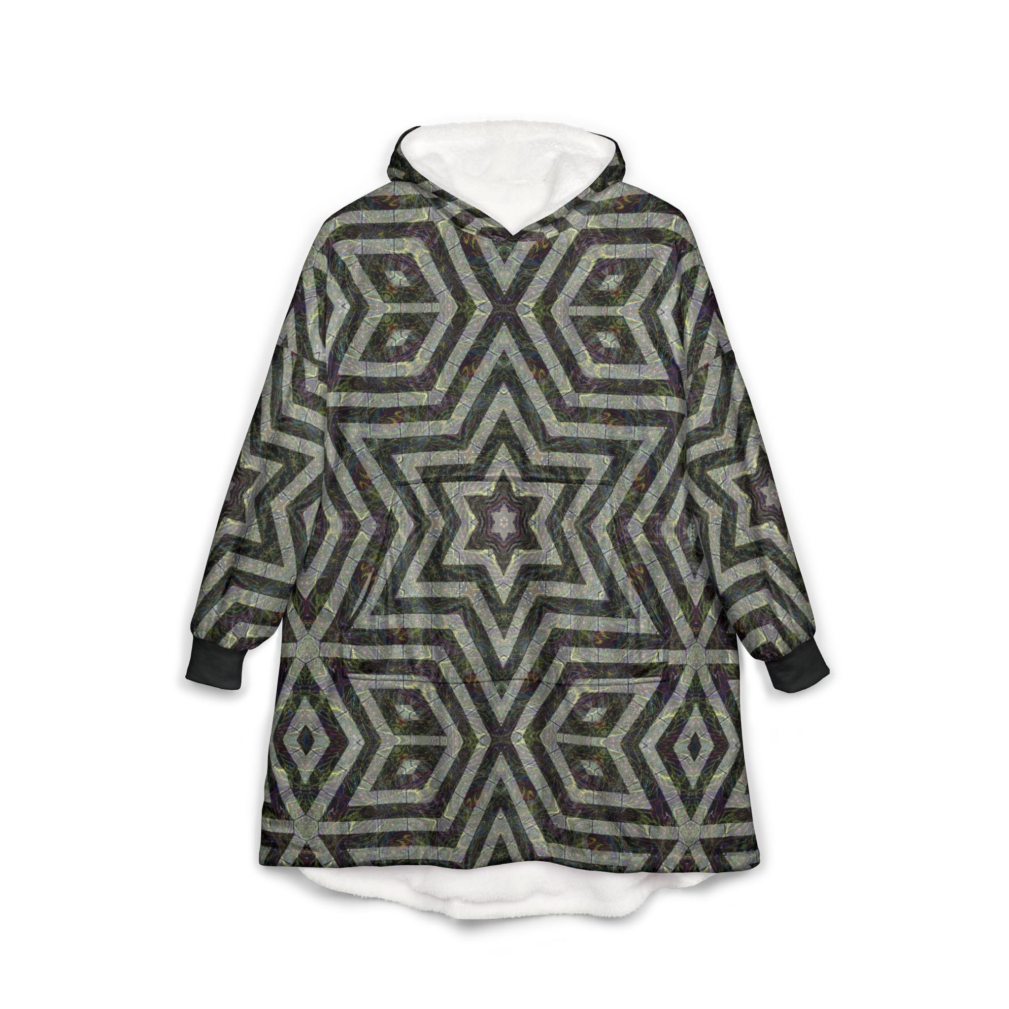 Unisex Hooded Blanket - P5 Kaleidoscopic No. 11