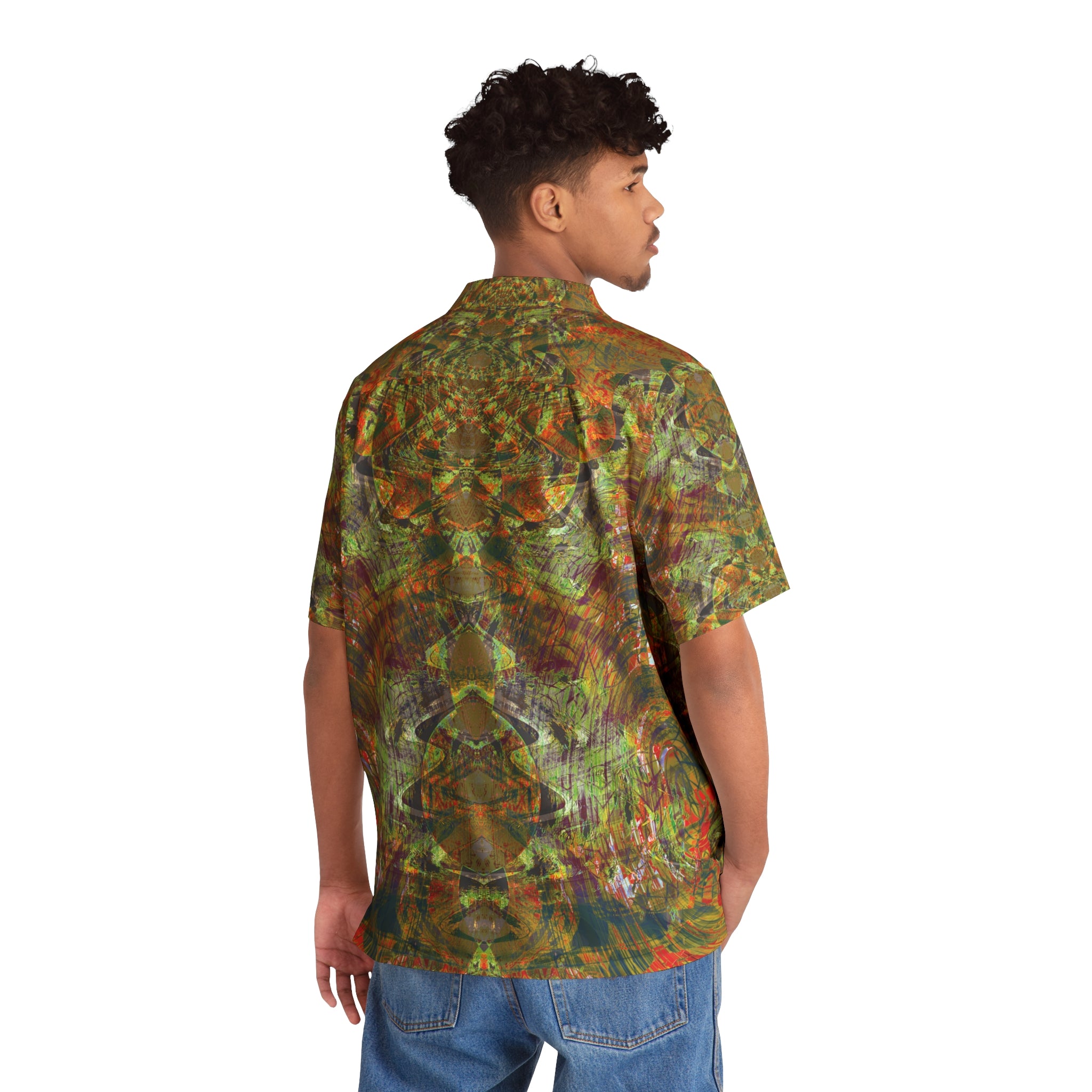 Hawaiian Shirt - Love Light Fractals No.4