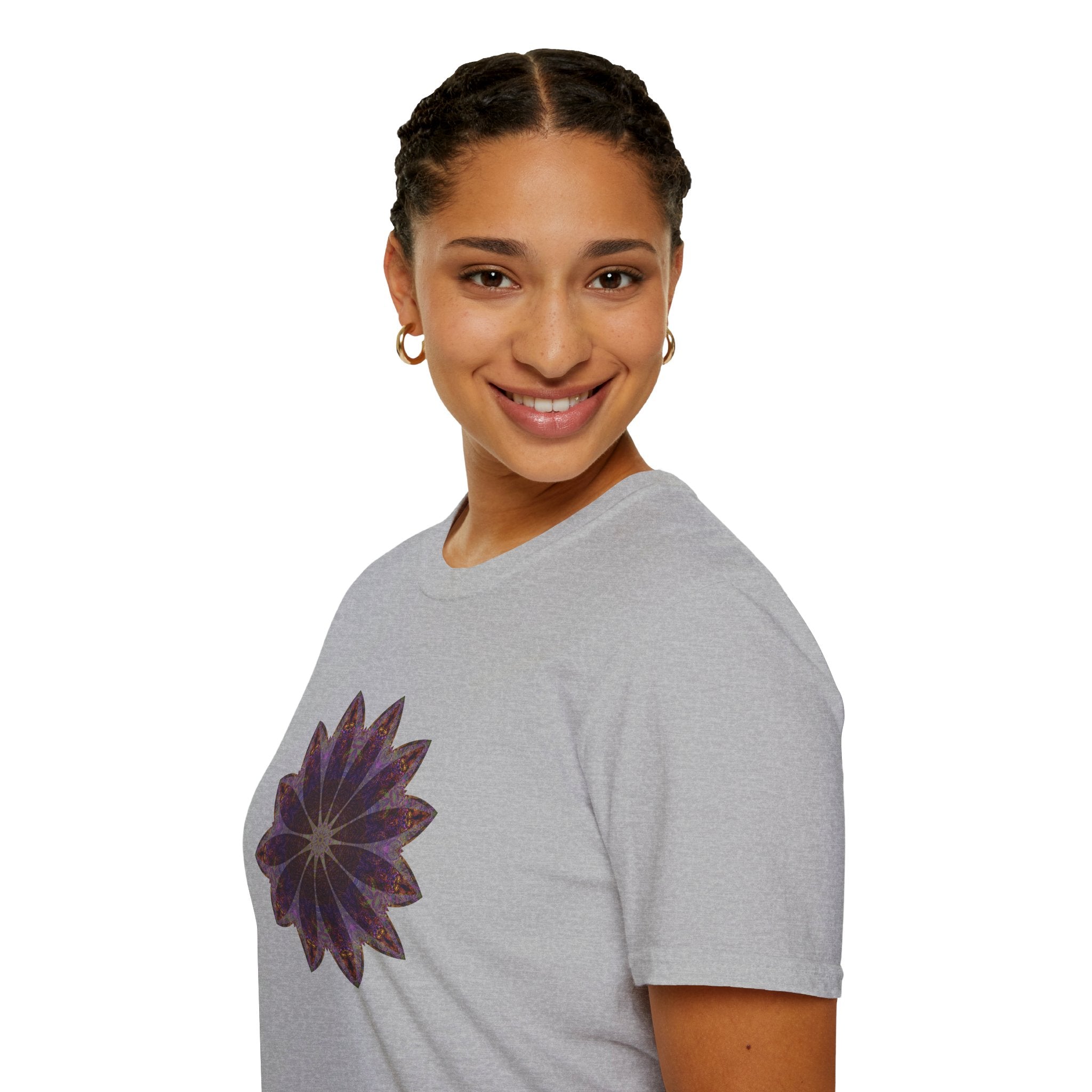 Unisex Softstyle T-Shirt - Love Light Mandalas No.11