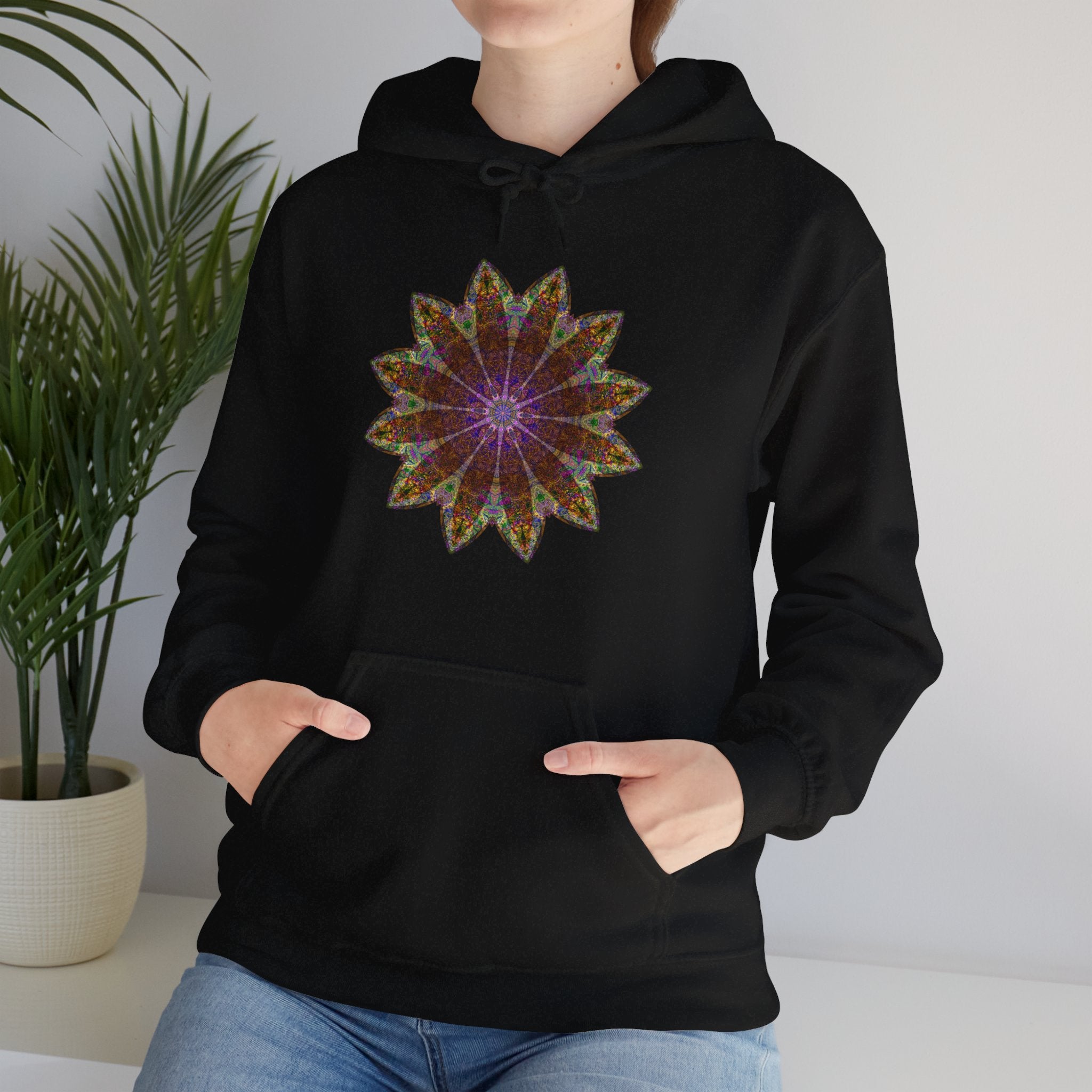 Unisex Heavy Blend™ Hooded Sweatshirt - Love Light Mandalas No.13