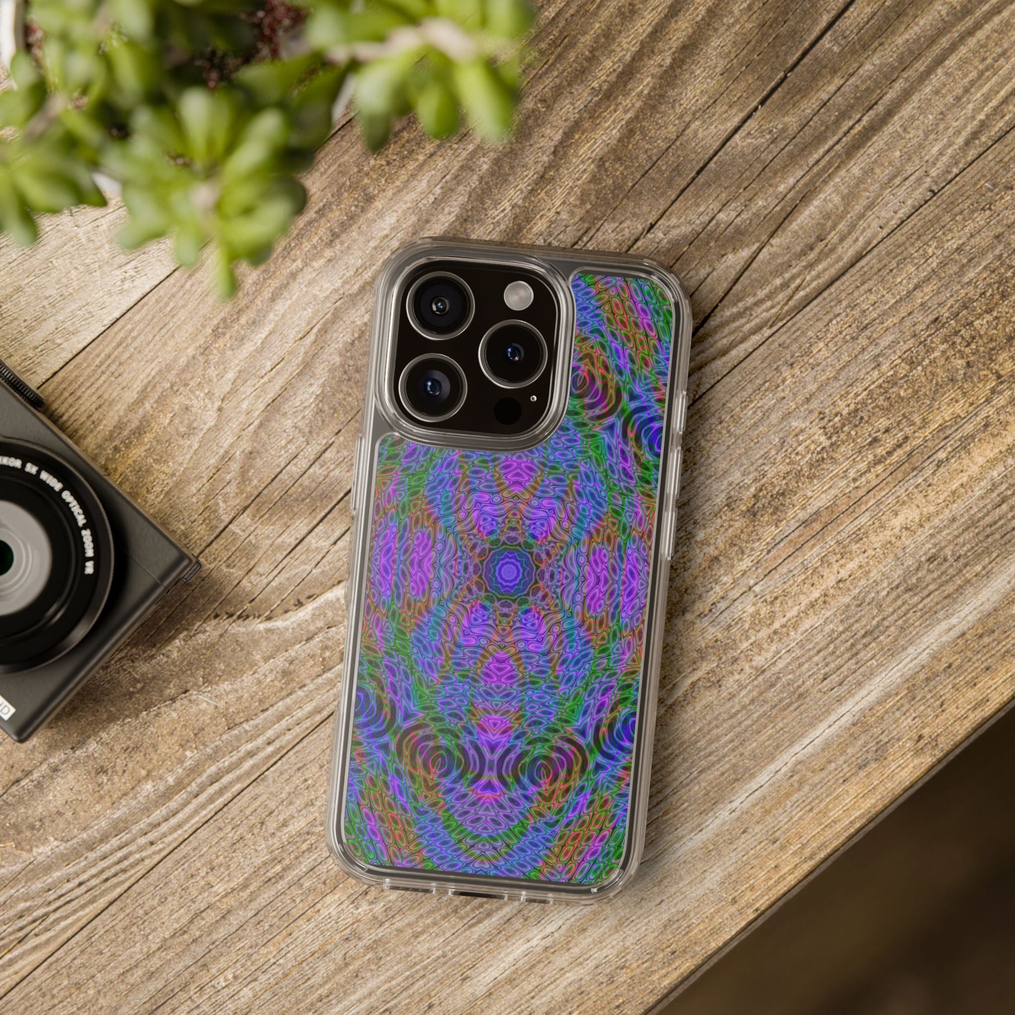 iPhone 16 Clear Case – DMT Seer No.21