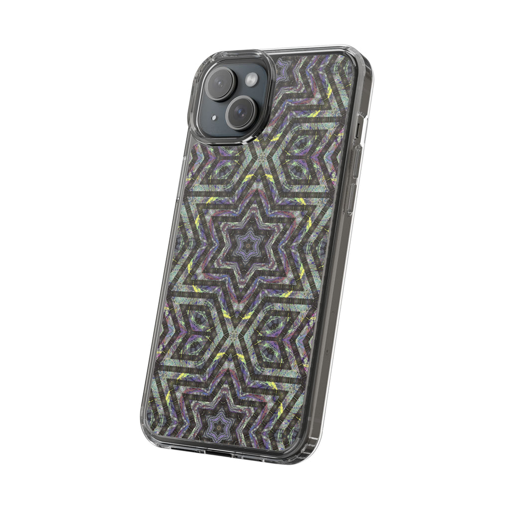 iPhone 15 Clear Case – P5 Kaleidoscopic No.1