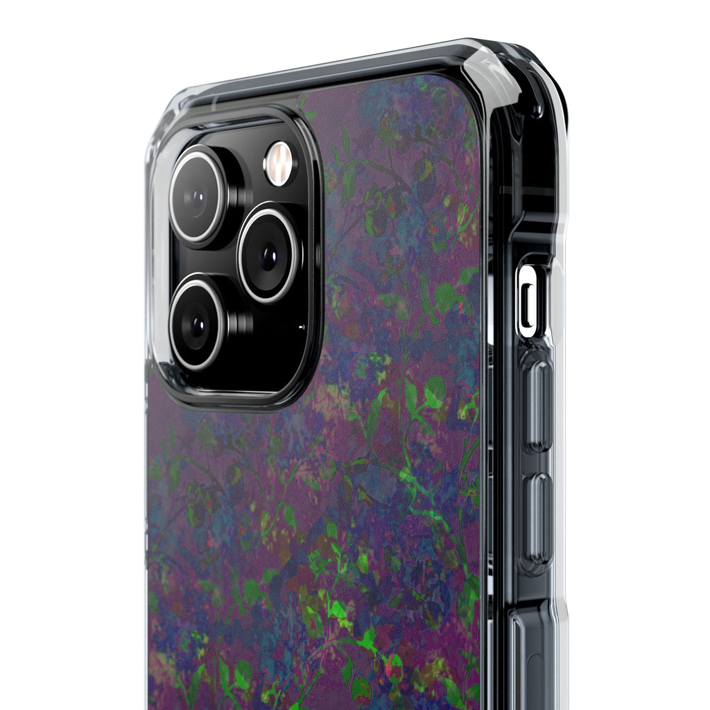 iPhone 14 Magnetic Clear Impact Case - Hidden Weave Series V3 No.23