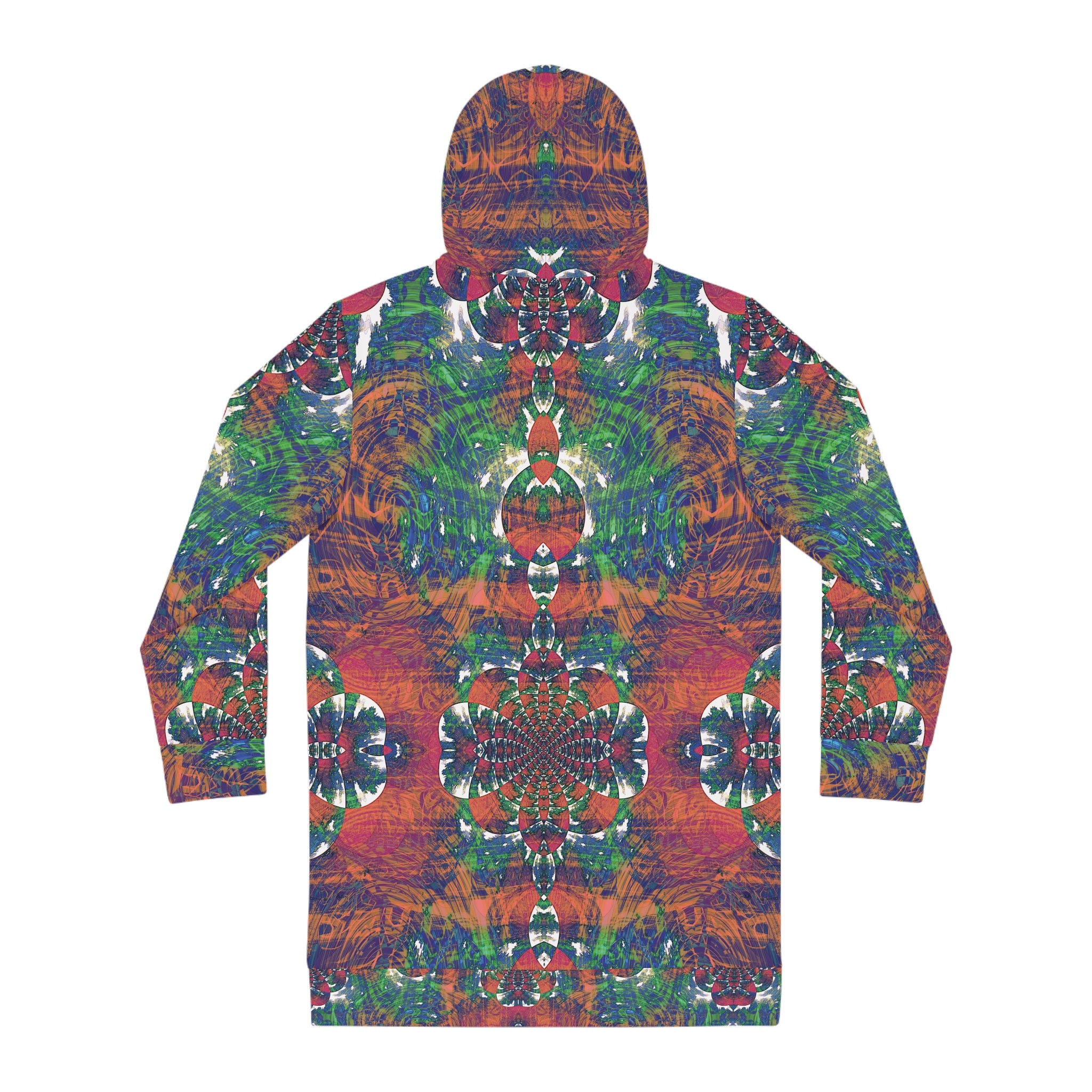 Women's Hoodie Dress - Love Light Fractals No.2