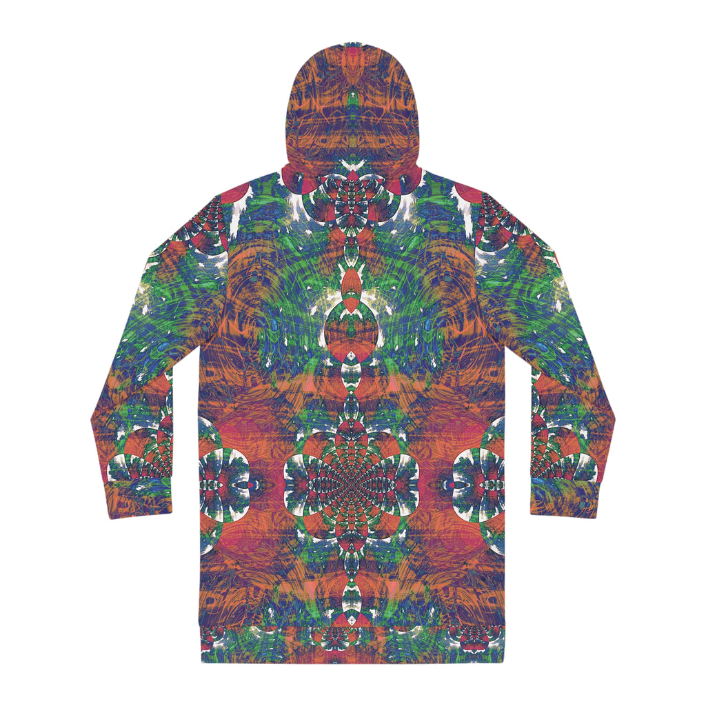Women's Hoodie Dress - Love Light Fractals No.2