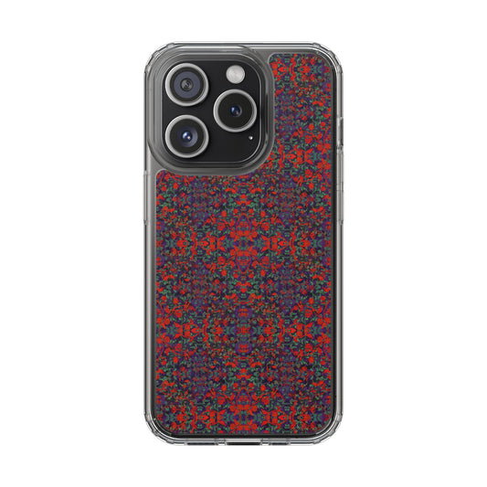 iPhone 15 Clear Case – Hidden Weave Series No.25