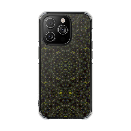 iPhone 14 Magnetic Clear Impact Case - P5 Kaleidoscopic No.2