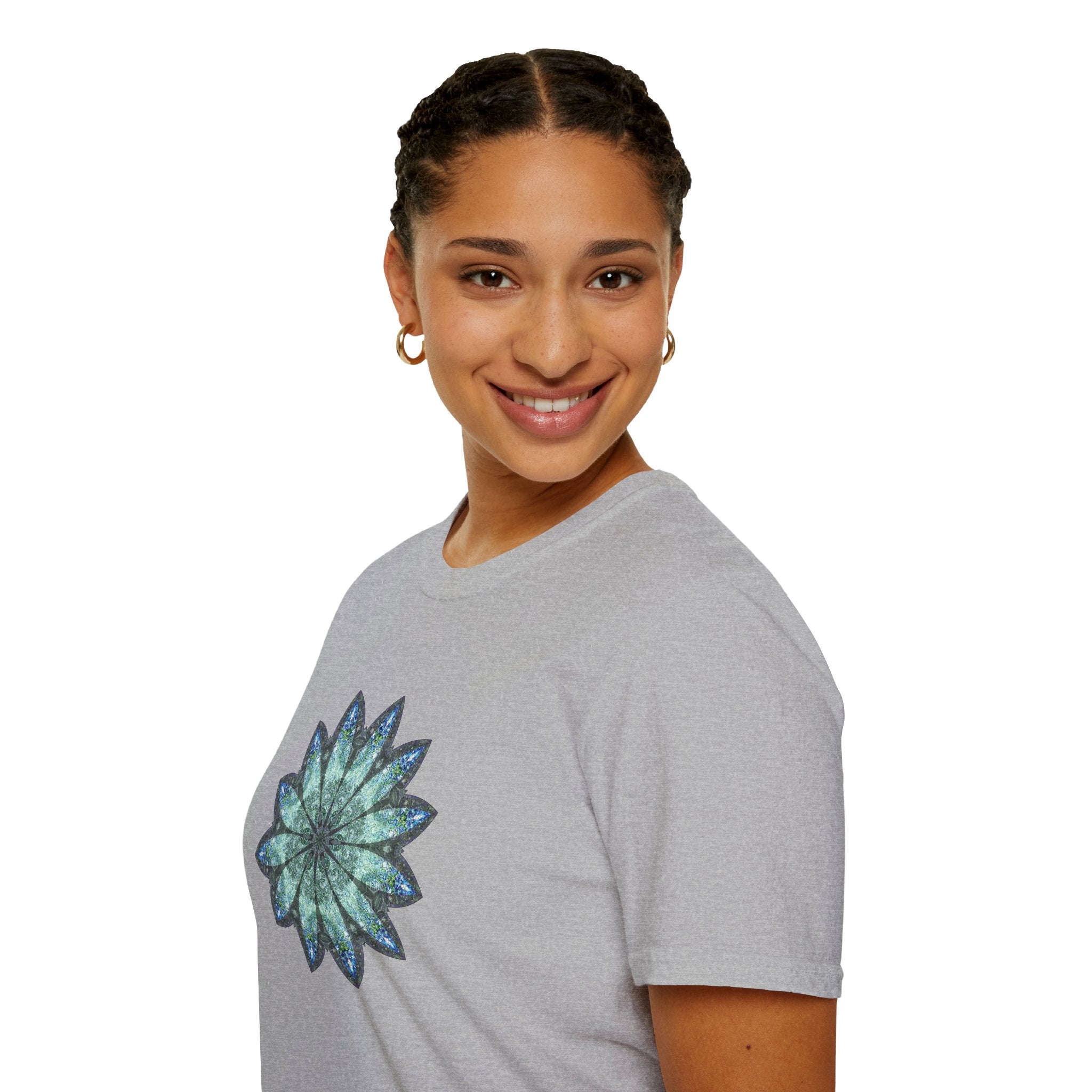 Unisex Softstyle T-Shirt - Love Light Mandalas No.20
