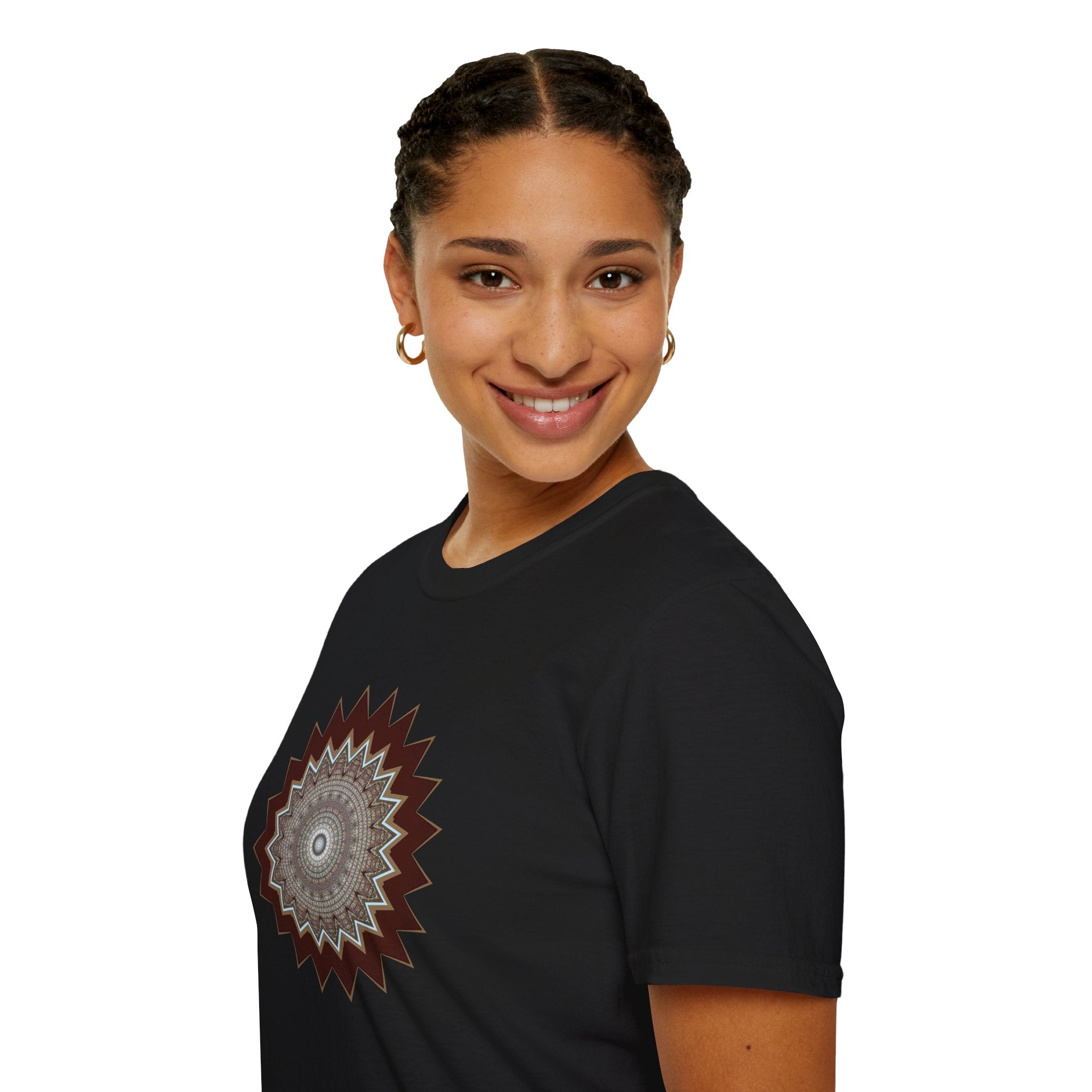 Unisex Softstyle T-Shirt - Mycelium Mandalas No.1