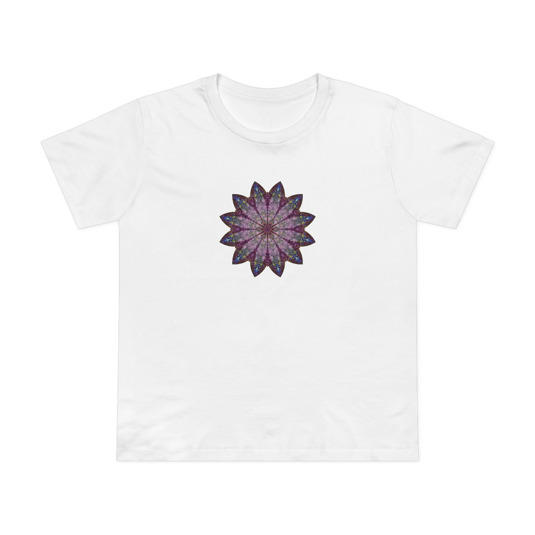 Women’s Maple Tee - Love Light Mandalas No.17