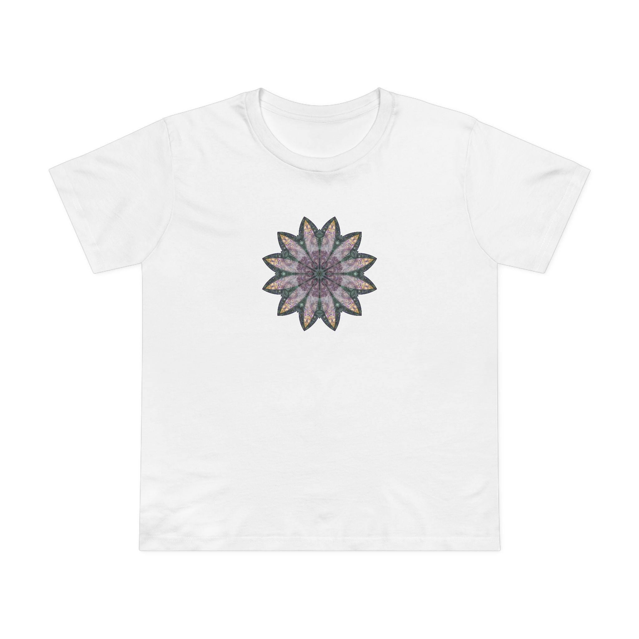 Women’s Maple Tee - Love Light Mandalas No.21