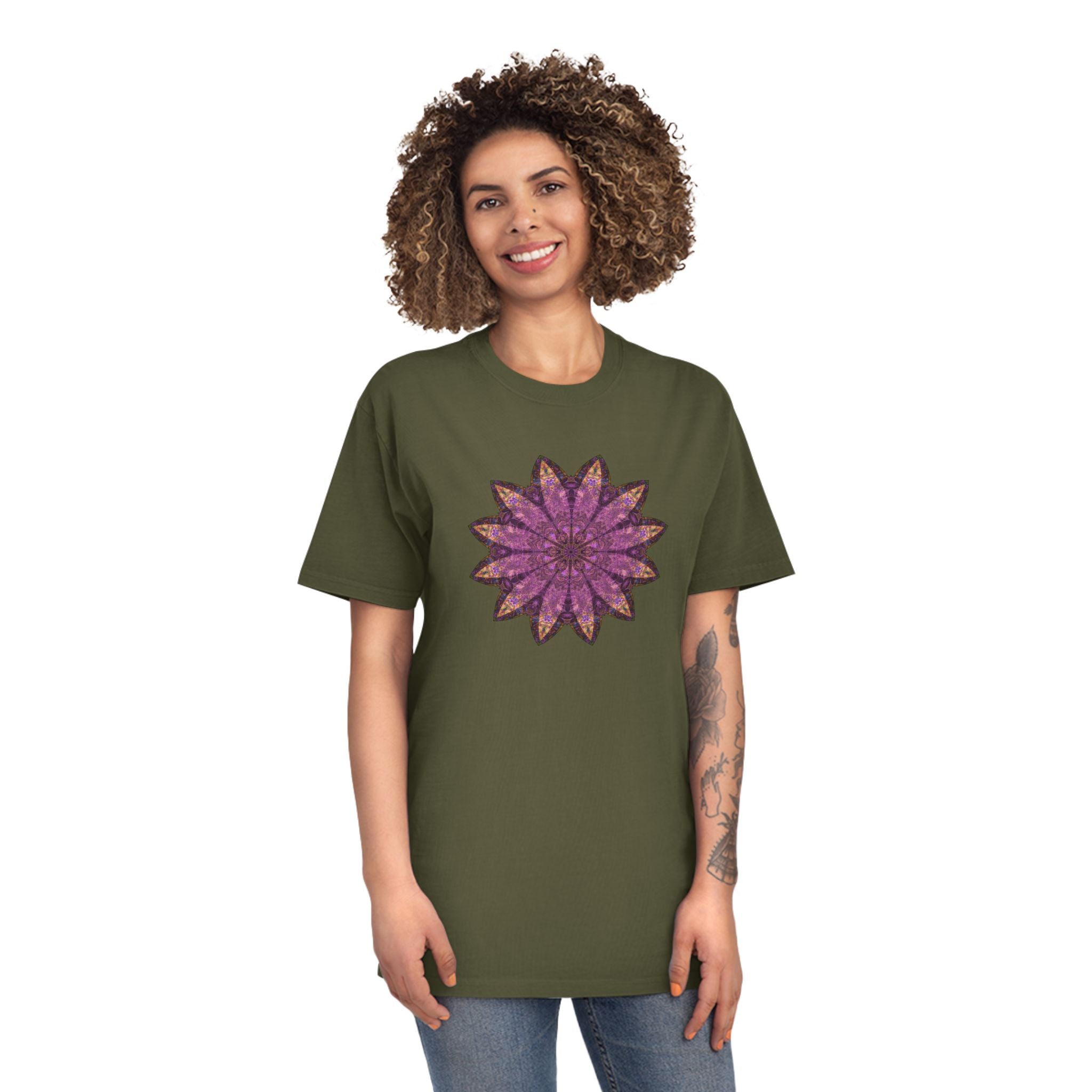 Unisex Faded Shirt - Love Light Mandalas No.16