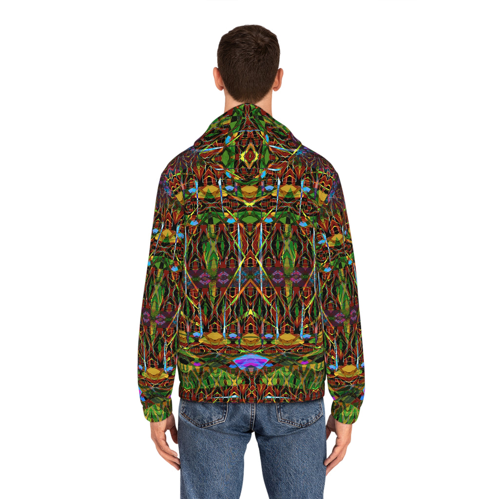 Men's Full-Zip Hoodie - Mandala Series No.5