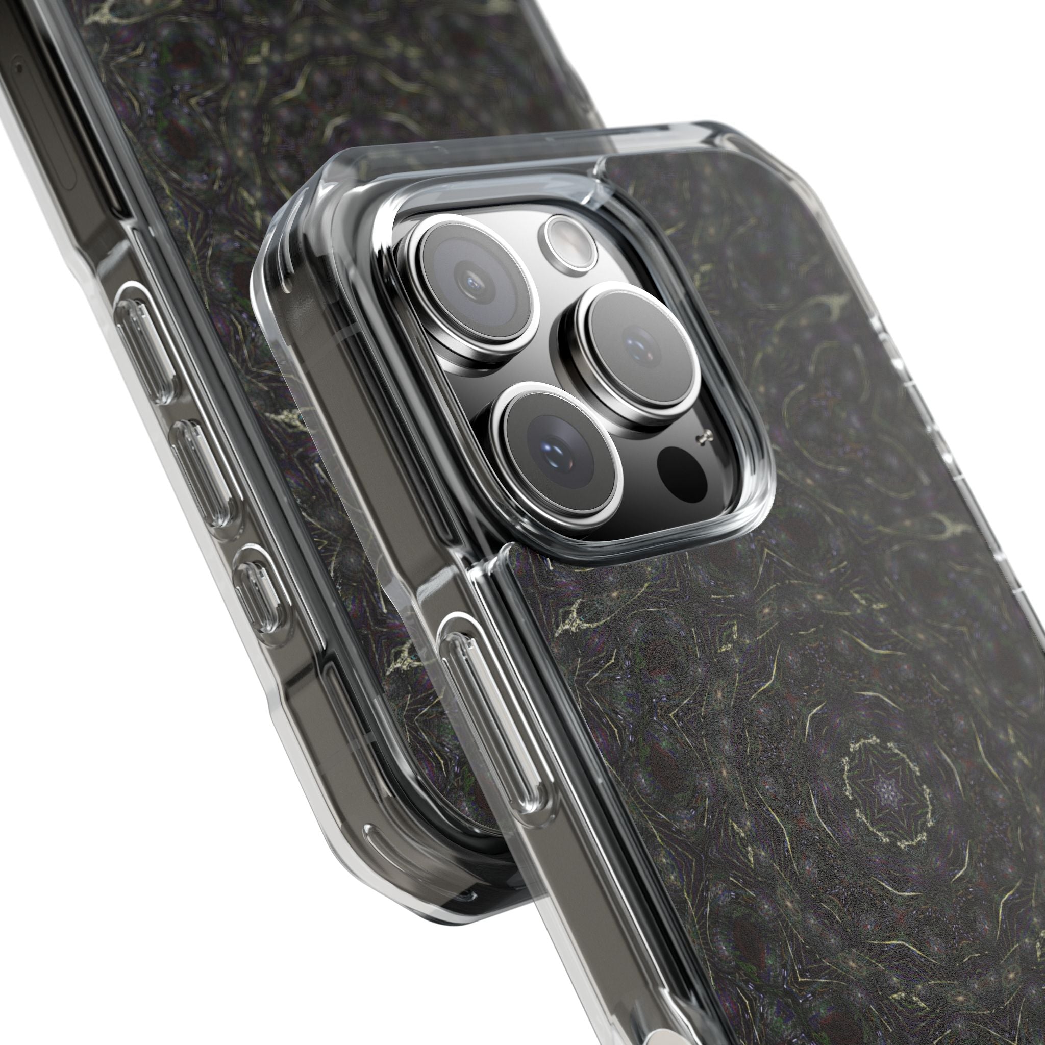 iPhone 16 Magnetic Clear Impact Case - P5 Kaleidoscopic No.18