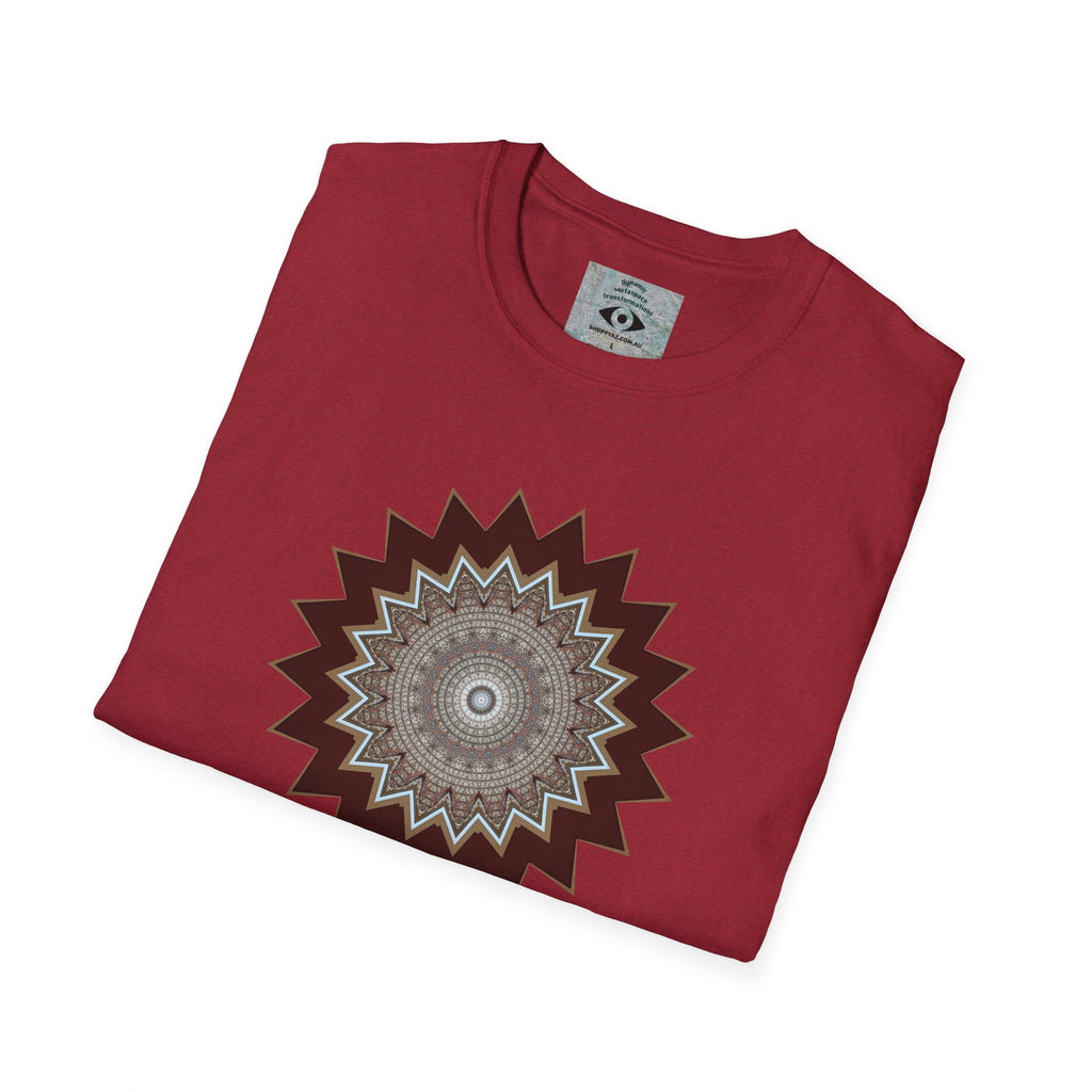 Unisex Softstyle T-Shirt - Mycelium Mandalas No.1