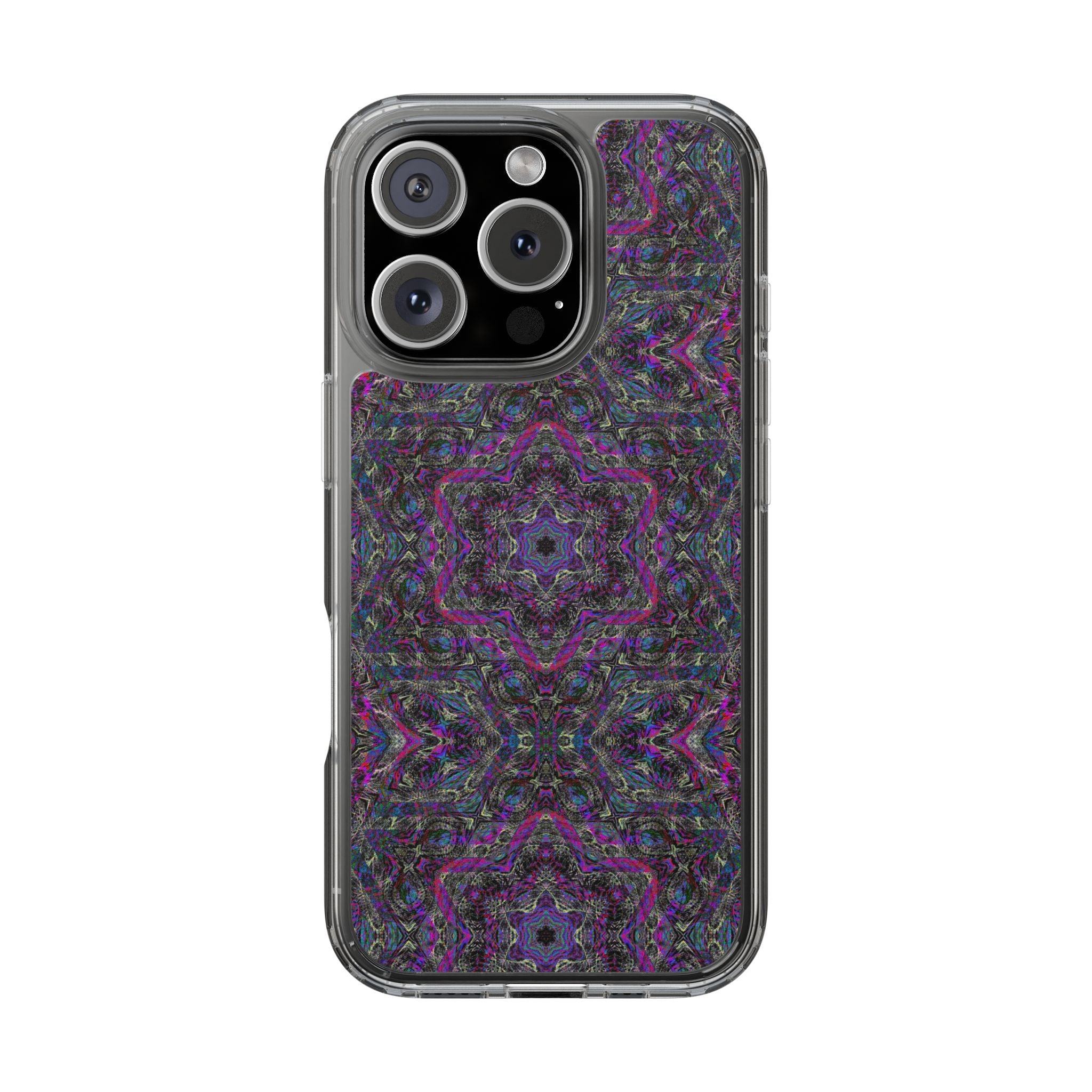 iPhone 16 Clear Case – P5 Kaleidoscopic No.33