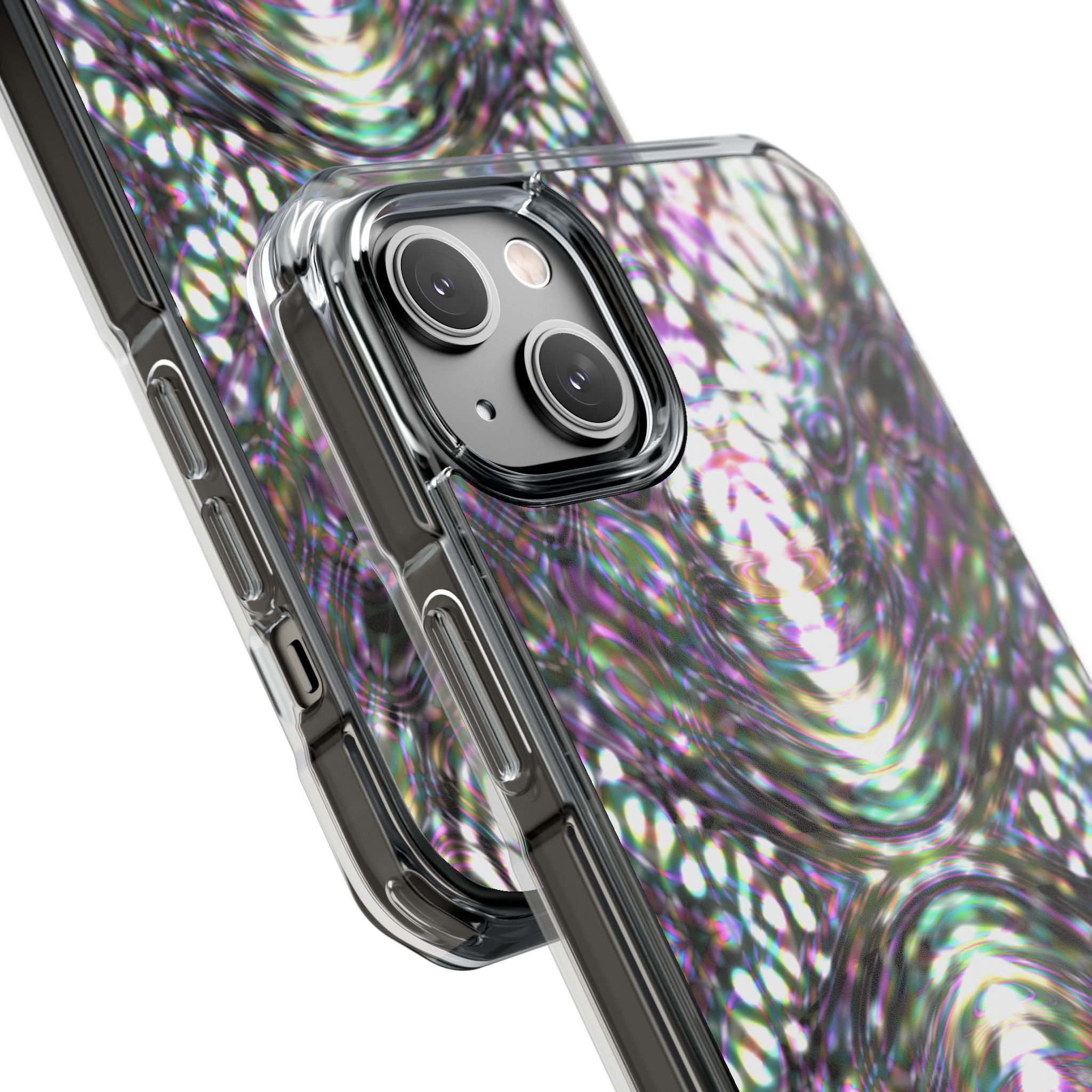 iPhone 14 Magnetic Clear Impact Case - DMT Scribe Tiles No.8