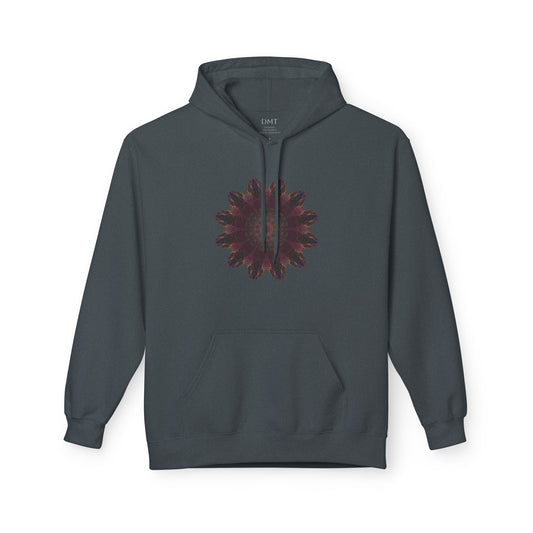 Unisex Midweight Softstyle Fleece Hoodie - Love Light Mandalas No.8