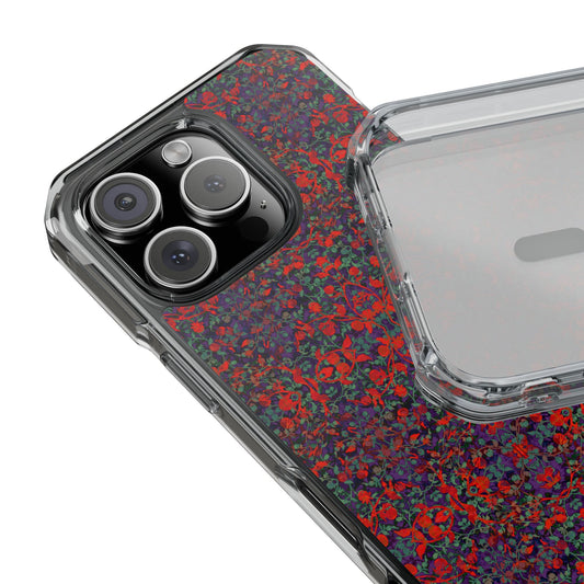 iPhone 16 Magnetic Clear Impact Case - Hidden Weave Series No.25