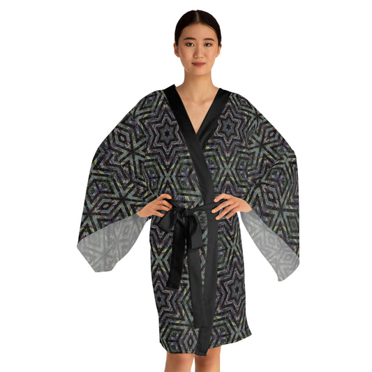 Long Sleeve Kimono Robe - P5 Kaleidoscopic No.5