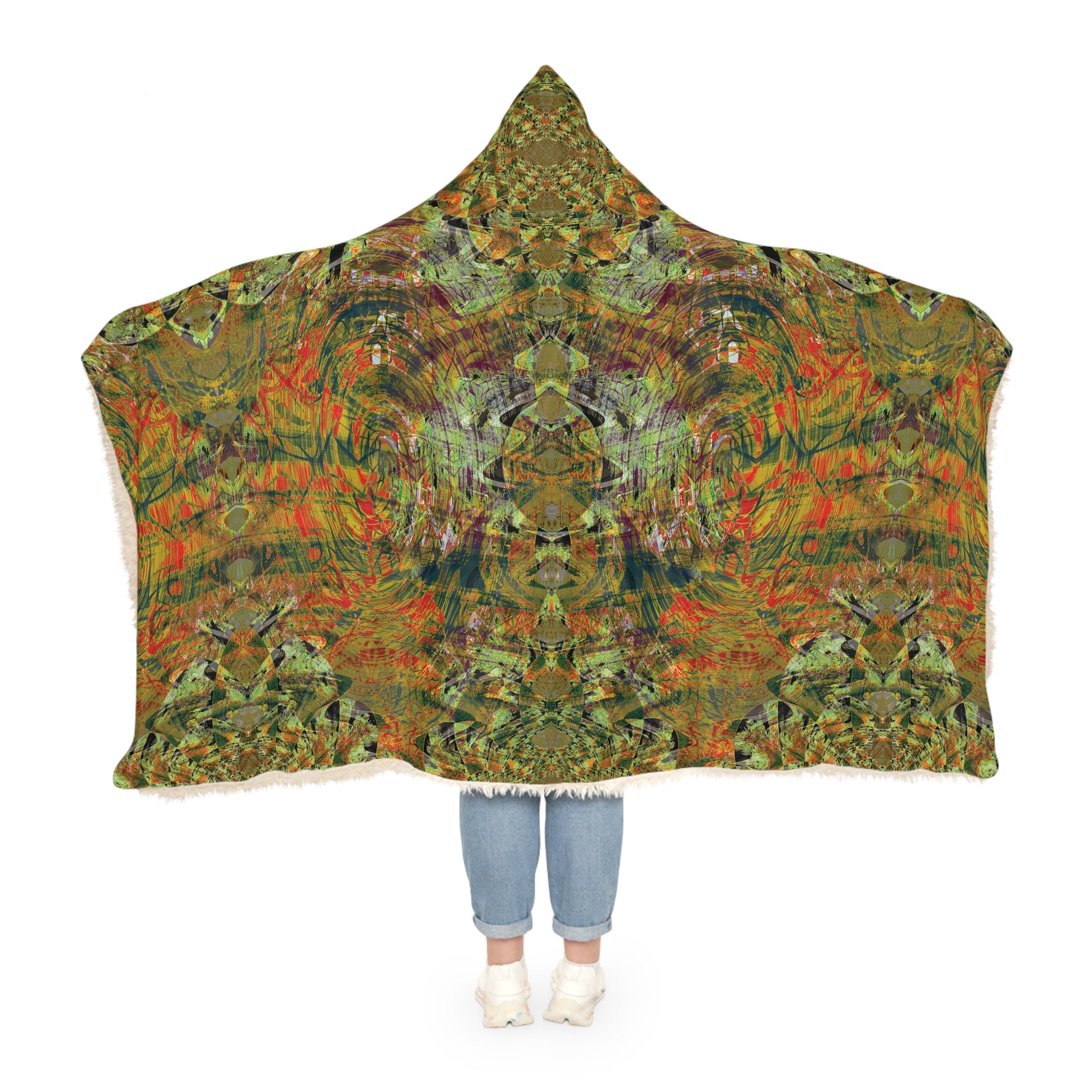 Snuggle Blanket - Love Light Fractals No.4