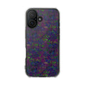 iPhone 16 Magnetic Clear Impact Case - Hidden Weave Series V3 No.23