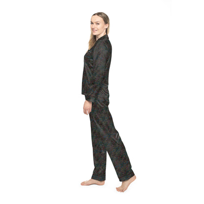 Women's Satin Pajamas - Hidden Weave No.10
