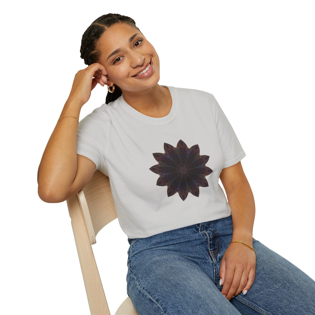 Unisex Softstyle T-Shirt - Love Light Mandalas No.10