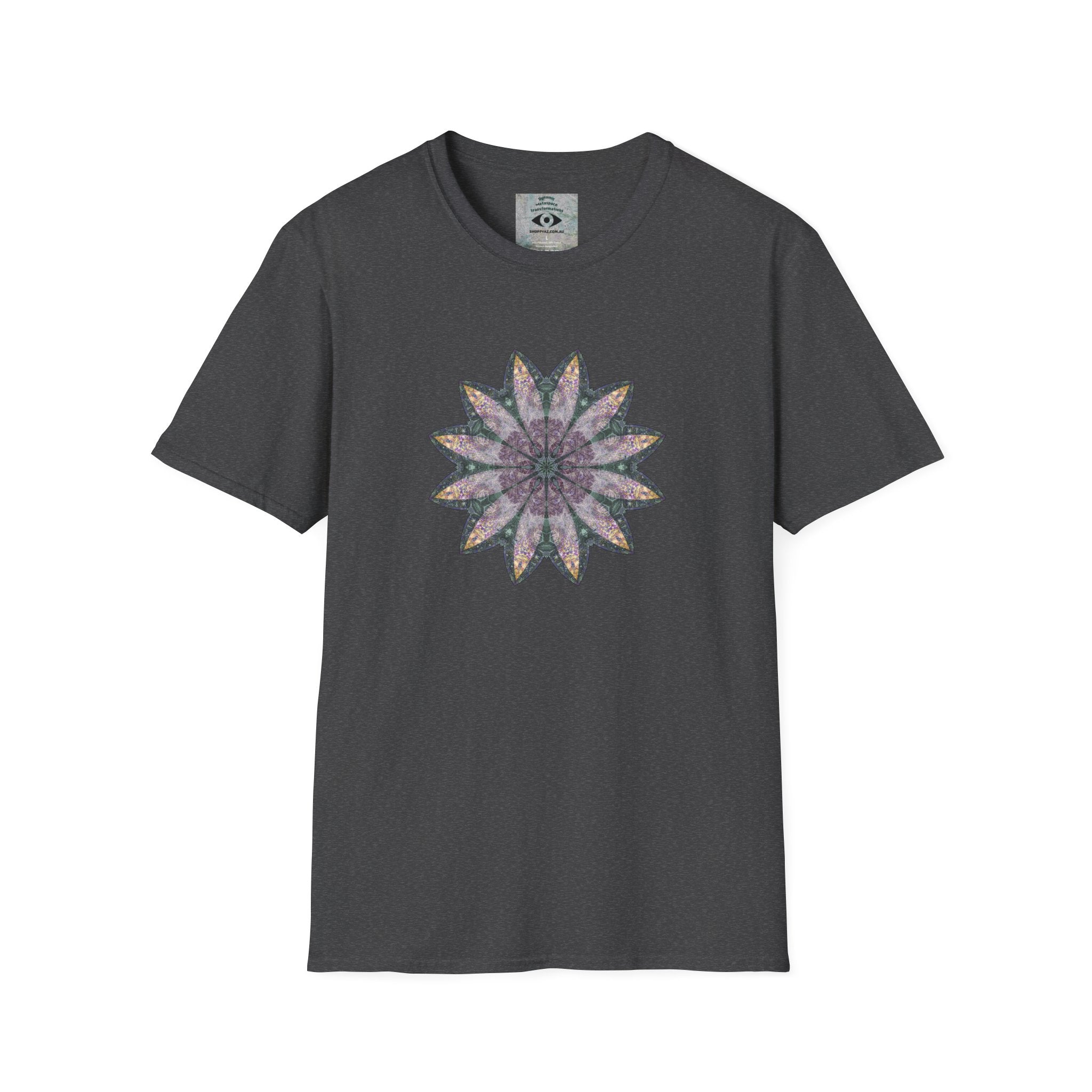 Unisex Softstyle T-Shirt - Love Light Mandalas No.21