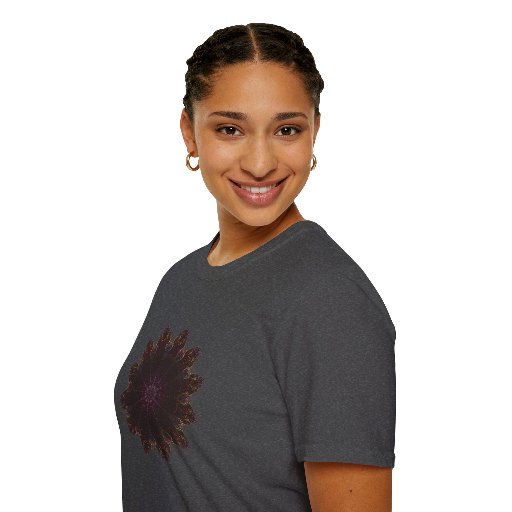 Unisex Softstyle T-Shirt - Love Light Mandalas No.12