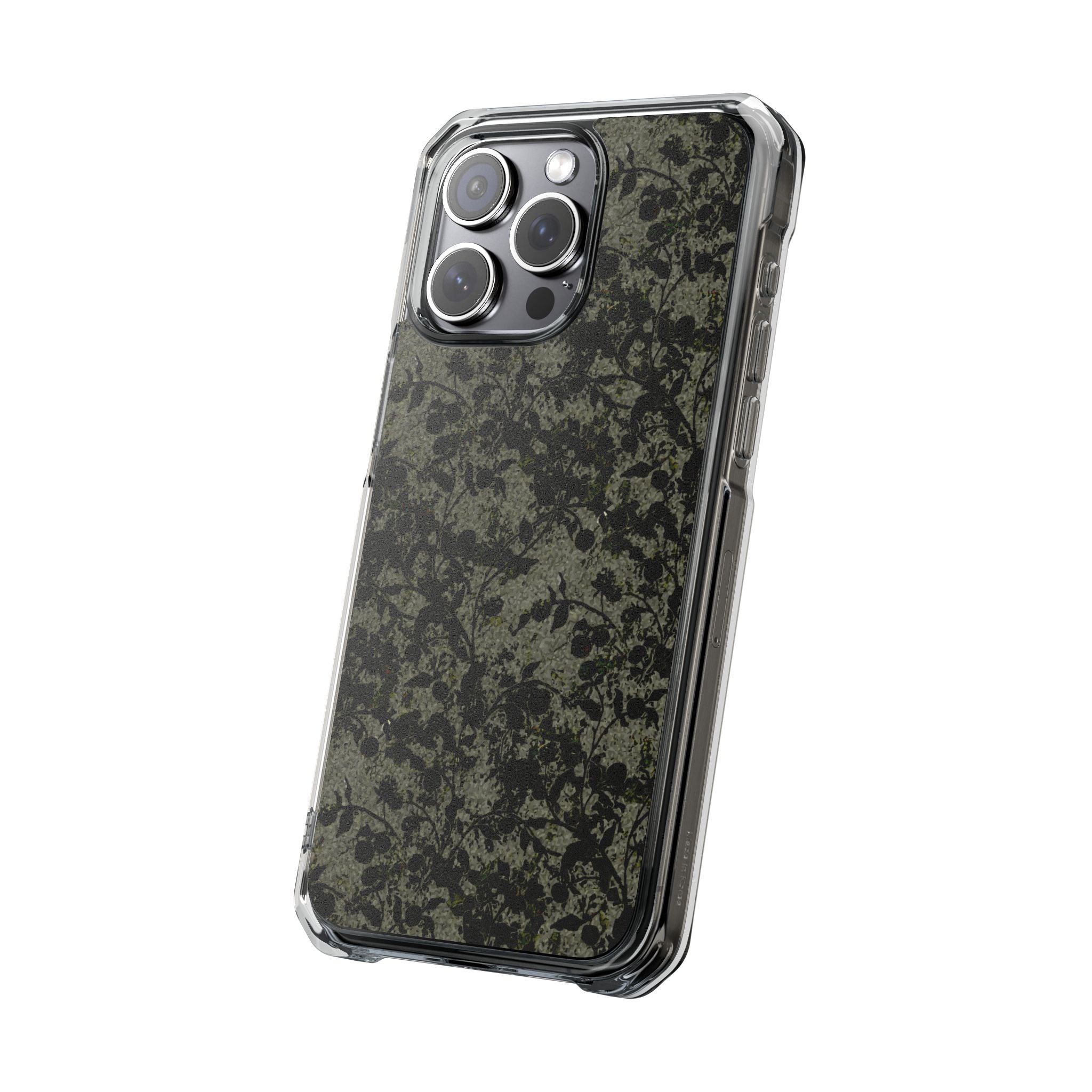 iPhone 15 Magnetic Clear Impact Case - Hidden Weave Series V3 No.25