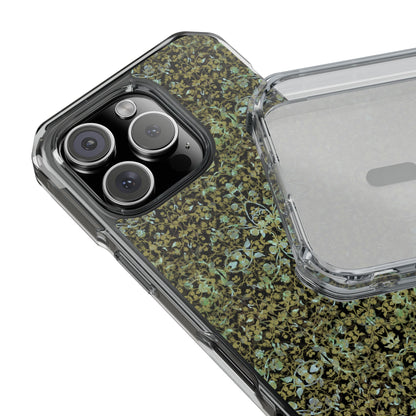 iPhone 16 Magnetic Clear Impact Case - Hidden Weave Series No.4