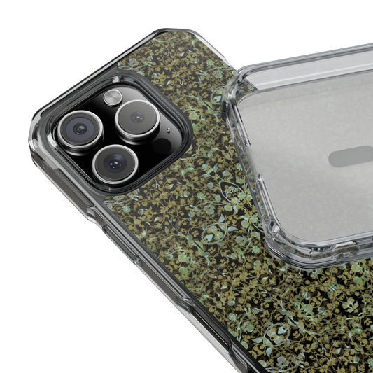 iPhone 16 Magnetic Clear Impact Case - Hidden Weave Series No.4