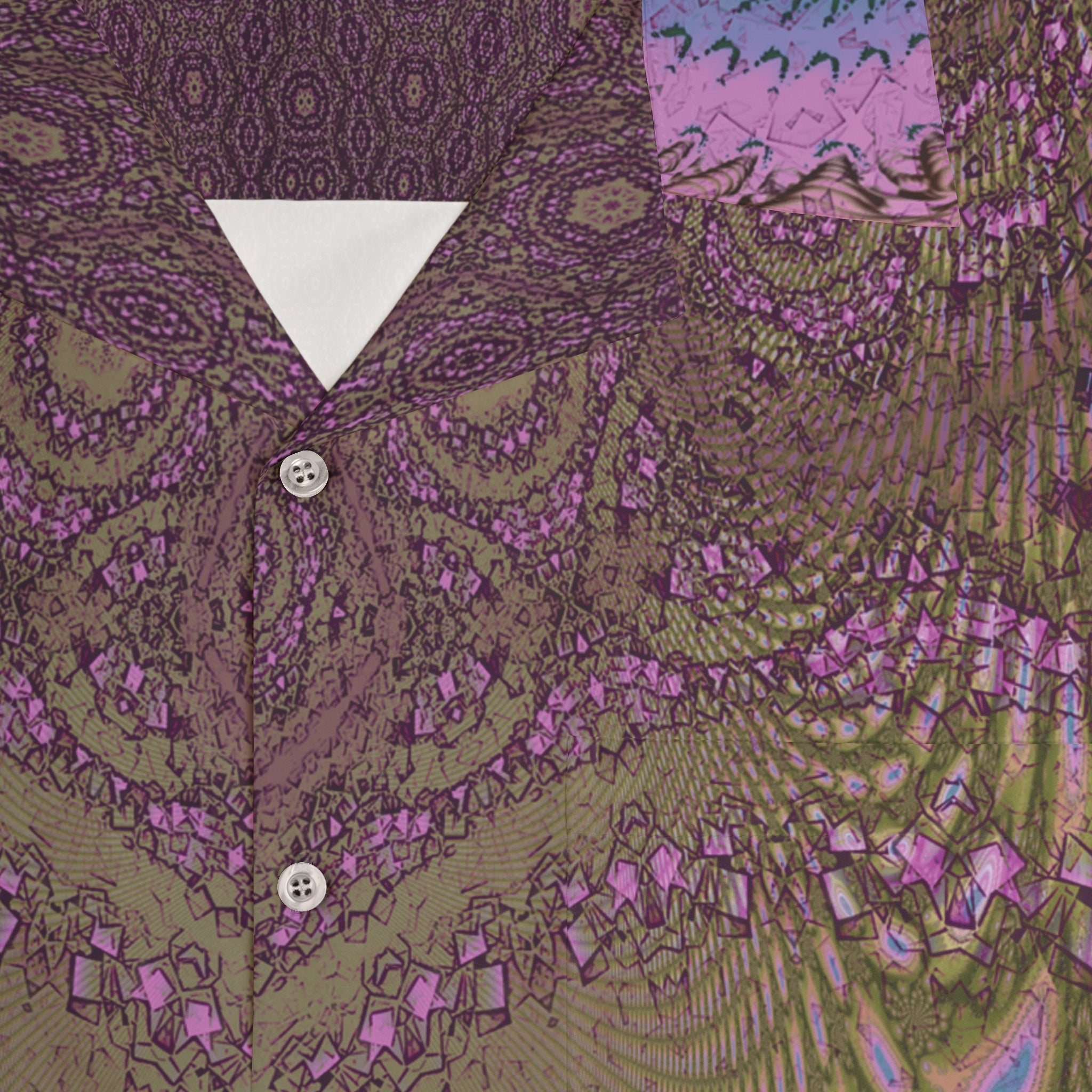 Hawaiian Shirt - Love Light Fractals No.11