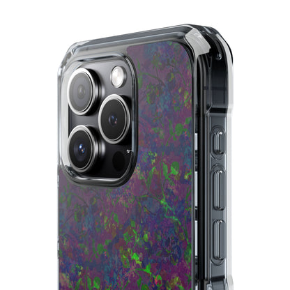 iPhone 15 Magnetic Clear Impact Case - Hidden Weave Series V3 No.23