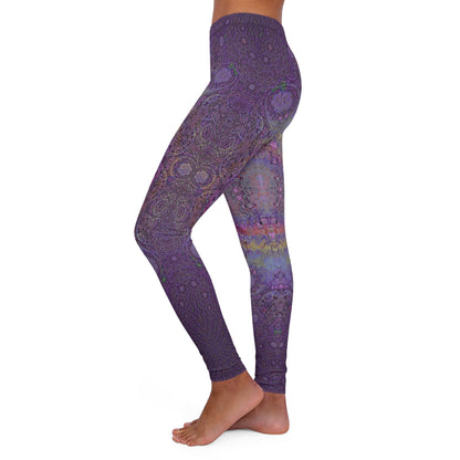 Spandex Leggings - Love Light Fractals No.13a