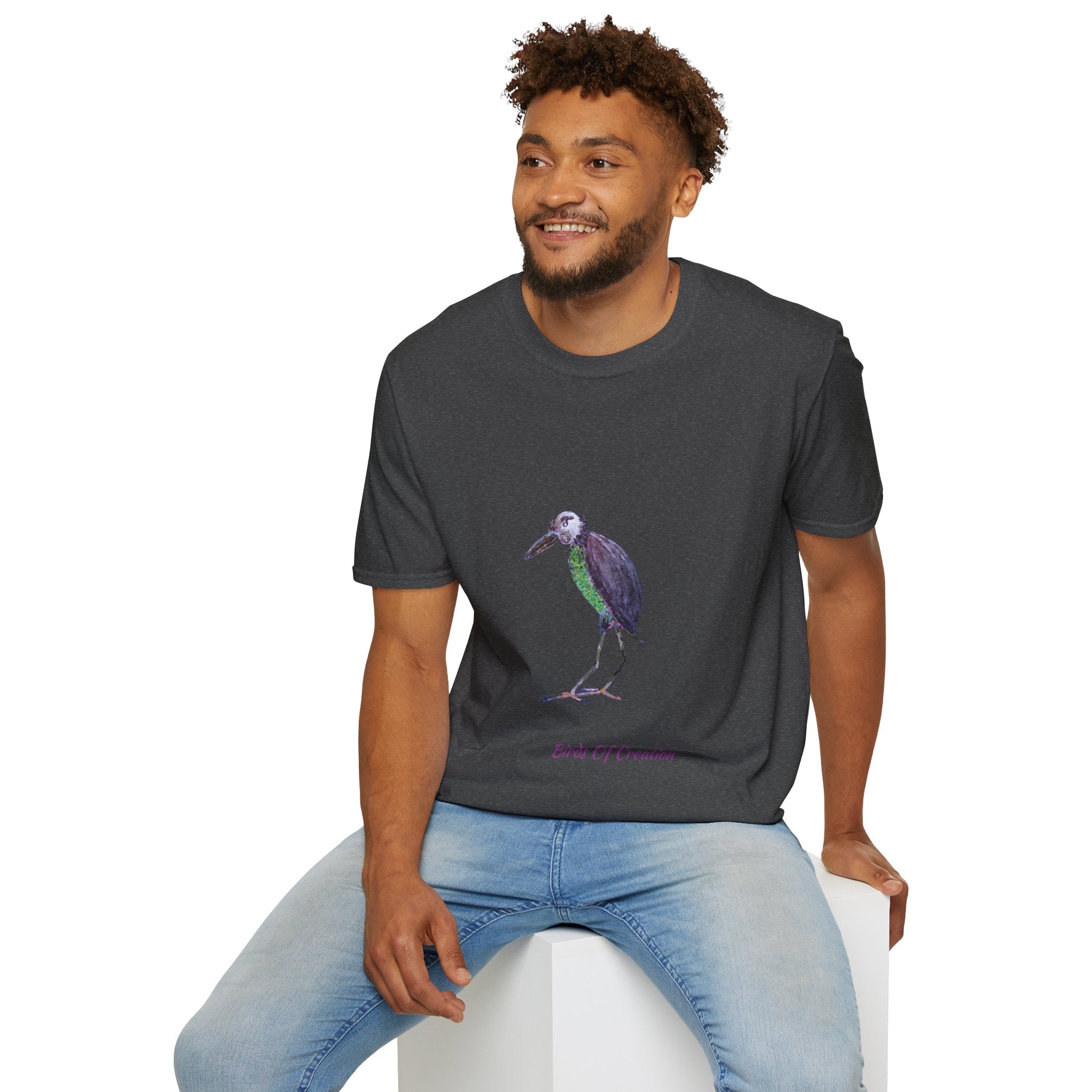 Unisex Softstyle T-Shirt - Birds Of Creation No.2