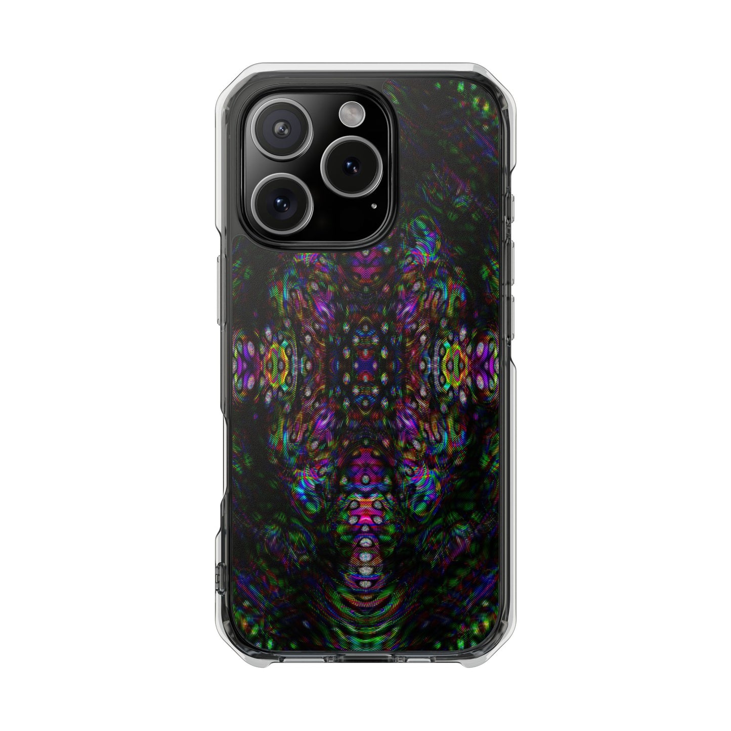 iPhone 16 Magnetic Clear Impact Case - DMT Scribe Tiles No.2