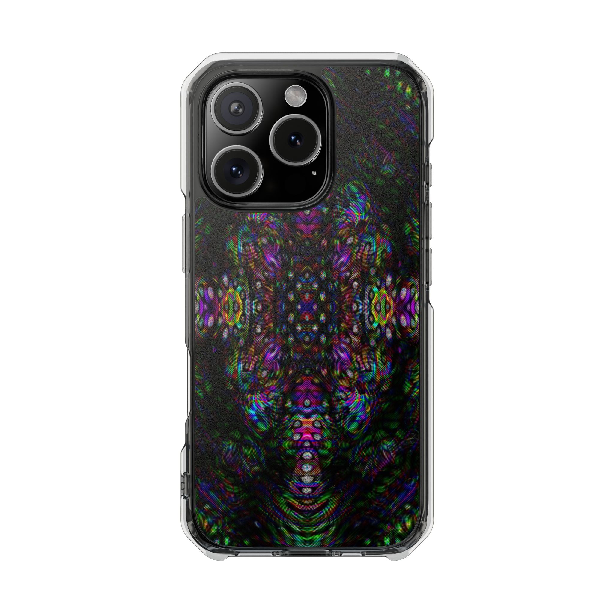 iPhone 16 Magnetic Clear Impact Case - DMT Scribe Tiles No.2