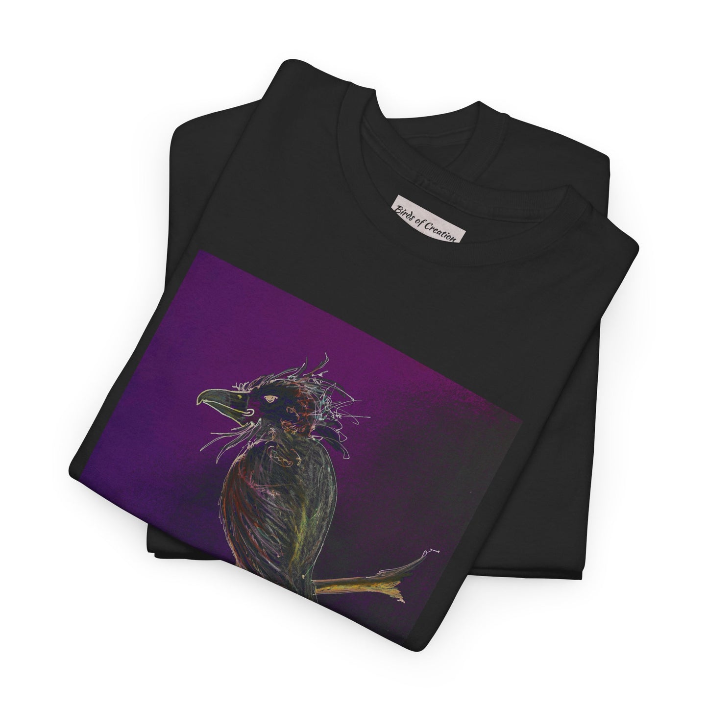 Unisex Heavy Cotton Tee - Birds Of Creation No.1