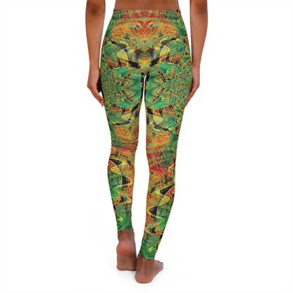 Spandex Leggings - Love Light Fractals No.3a
