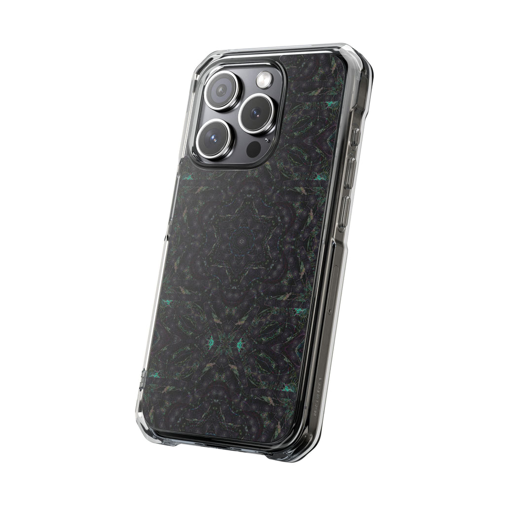 iPhone 15 Magnetic Clear Impact Case - P5 Kaleidoscopic No.31