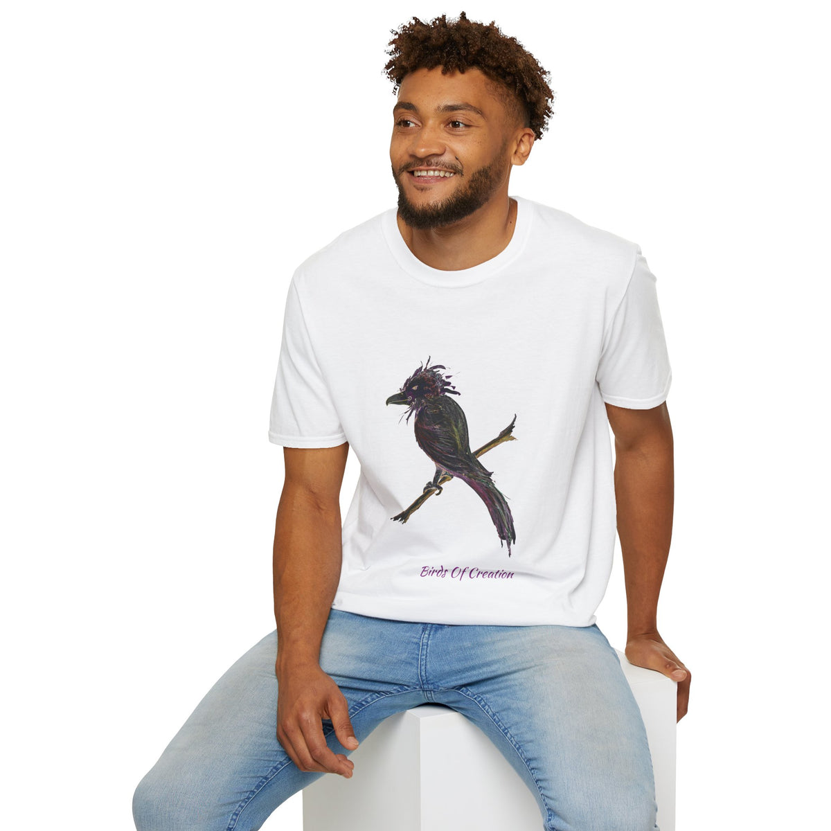 Unisex Softstyle T-Shirt - Birds Of Creation No.1
