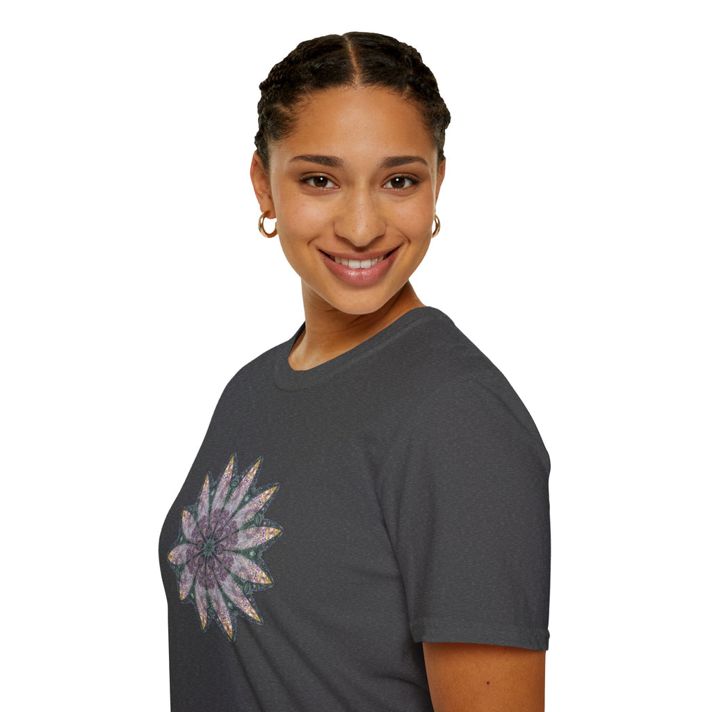 Unisex Softstyle T-Shirt - Love Light Mandalas No.21